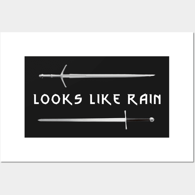 Looks like rain - Witcher Wall Art by Fenay-Designs